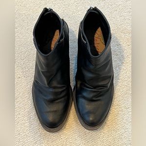 Blowfish Black Faux Leather Booties- Size 11